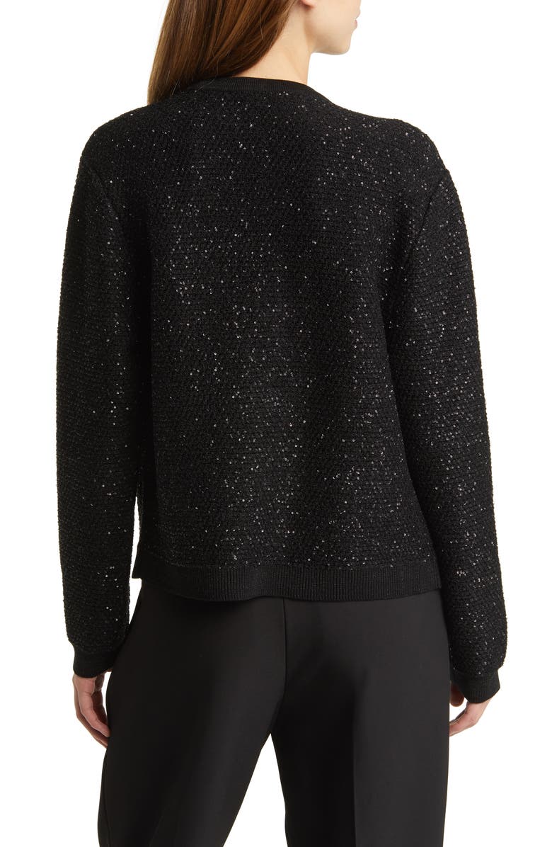 KOBI HALPERIN Sequin Sweater Jacket, Alternate, color, 