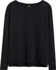Zella Textured Equilibrium Long Sleeve T-Shirt