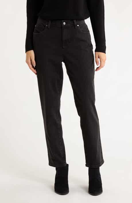 Eileen Fisher High Waist Slim Ankle Jeans