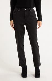 Eileen Fisher High Waist Slim Ankle Jeans