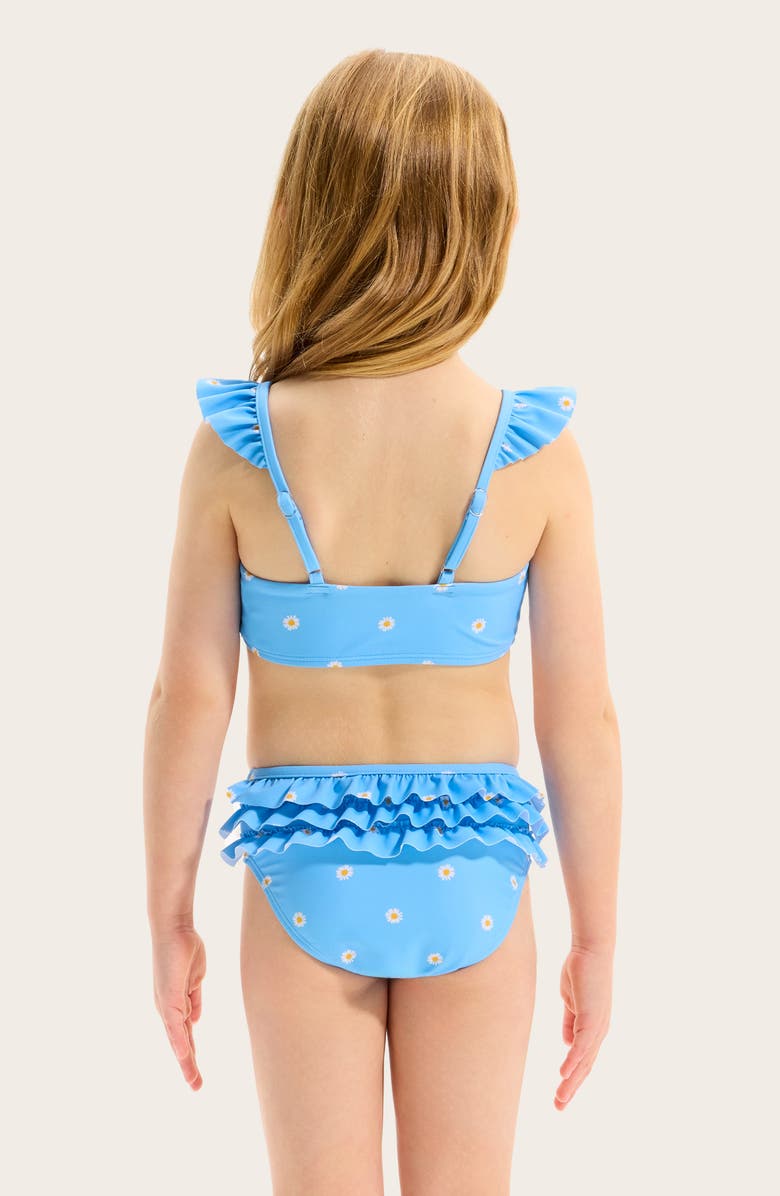 Seafolly Kids' Daisy Chain Two-Piece Swimsuit, Alternate, color, Daisy Chain Blue