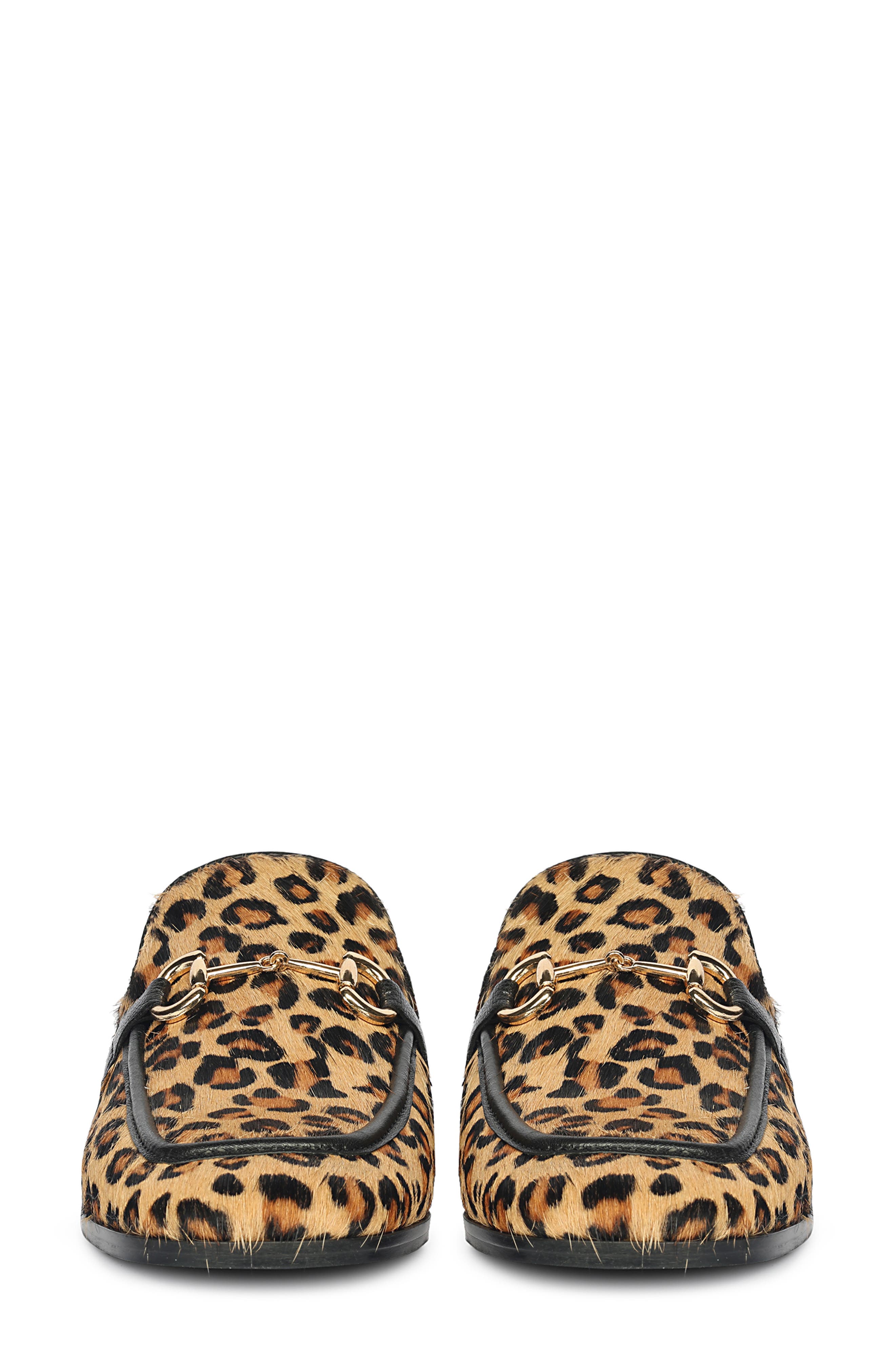 SAINT G Savannah Genuine Calf Hair Mule, Alternate, color, Leopard Calf Hair