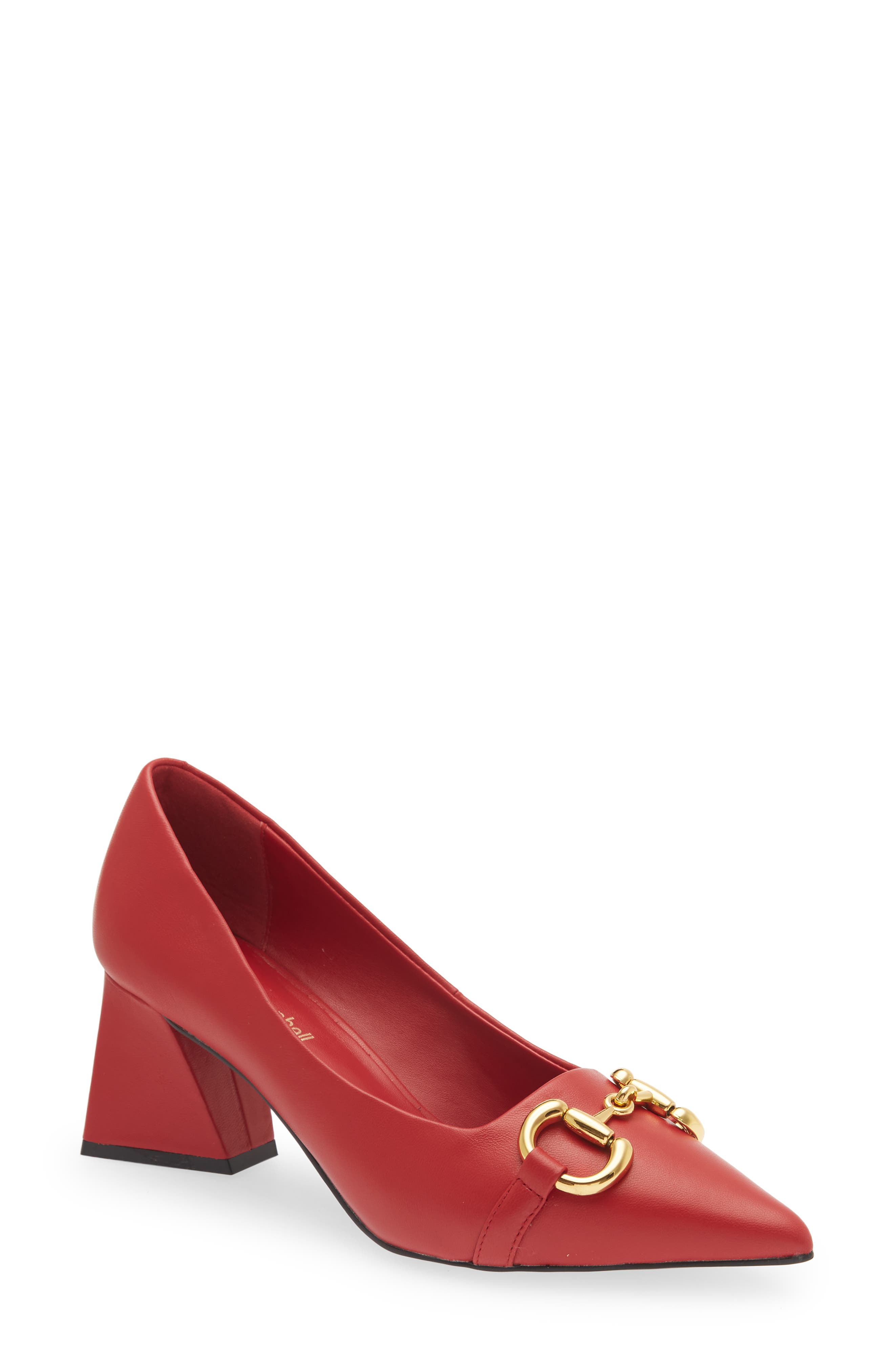 Jeffrey Campbell Happy Hour Pointed Toe Pump, Main, color, Red Gold