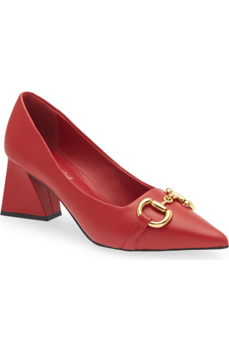 Jeffrey Campbell Happy Hour Pointed Toe Pump, Main, color, Red Gold