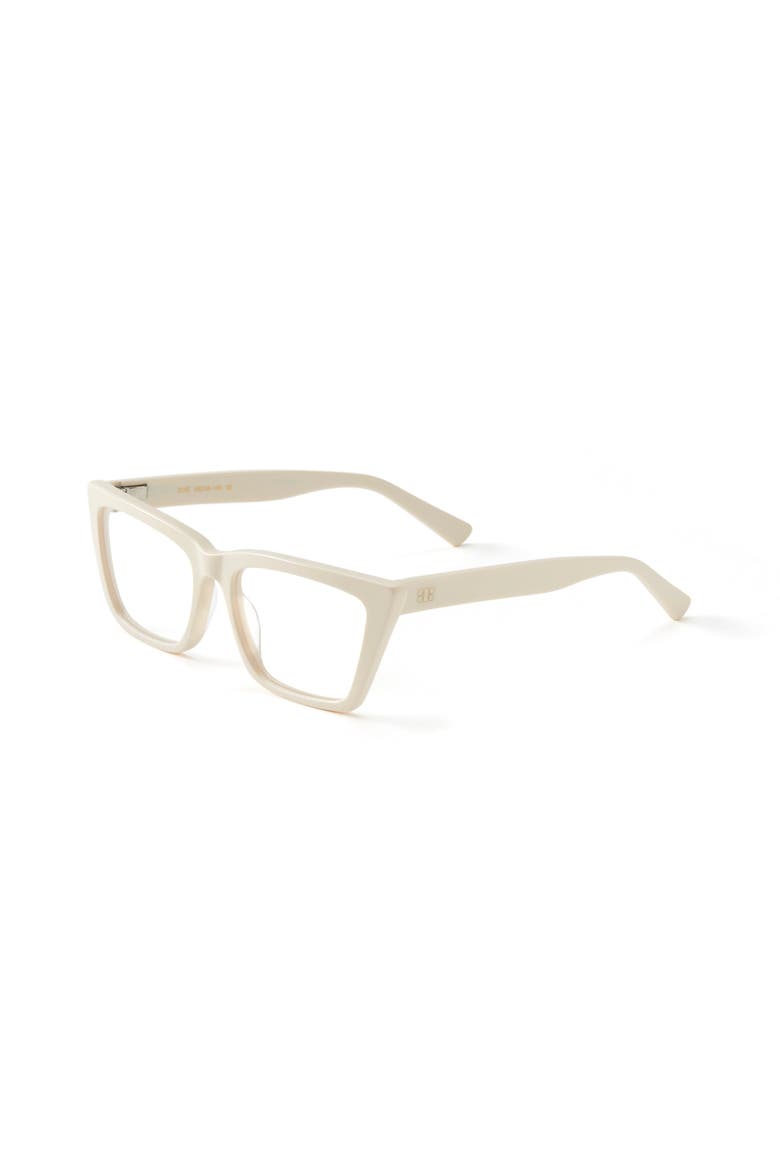 Zoé Blue Light Glasses, Alternate, color, Creme