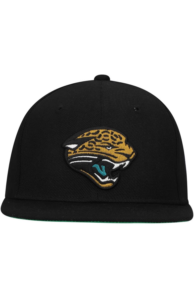 Mitchell & Ness Youth Mitchell & Ness Black Jacksonville Jaguars Gridiron Classics Ground Snapback Hat, Alternate, color, Black