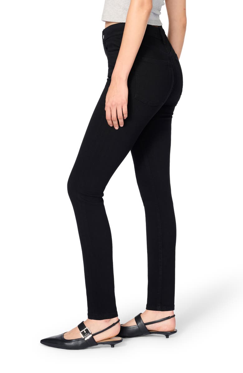 WARP+WEFT MXP High Waist Skinny Jeans, Alternate, color, Raven