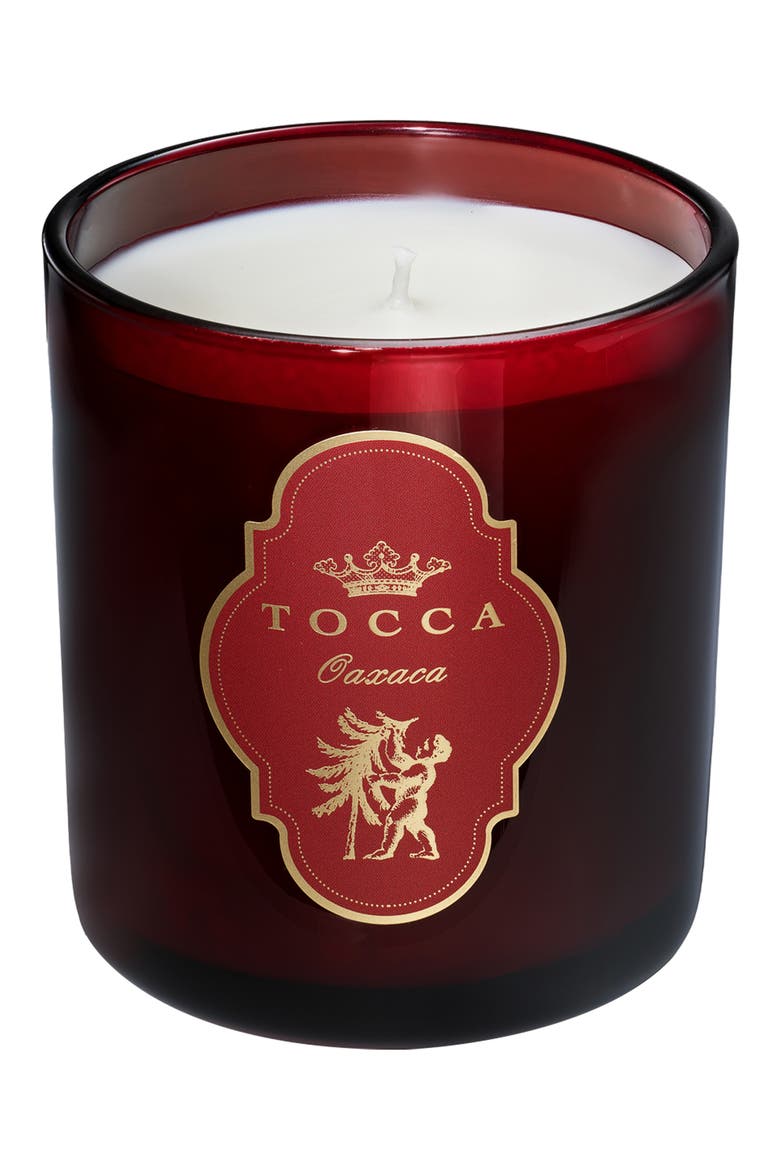 Oaxaca Candle - Cocoa Nibs & Ancho Chili, Alternate, color, BURGUNDY