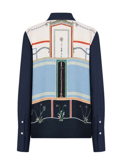 Billie Scarf Back Shirt