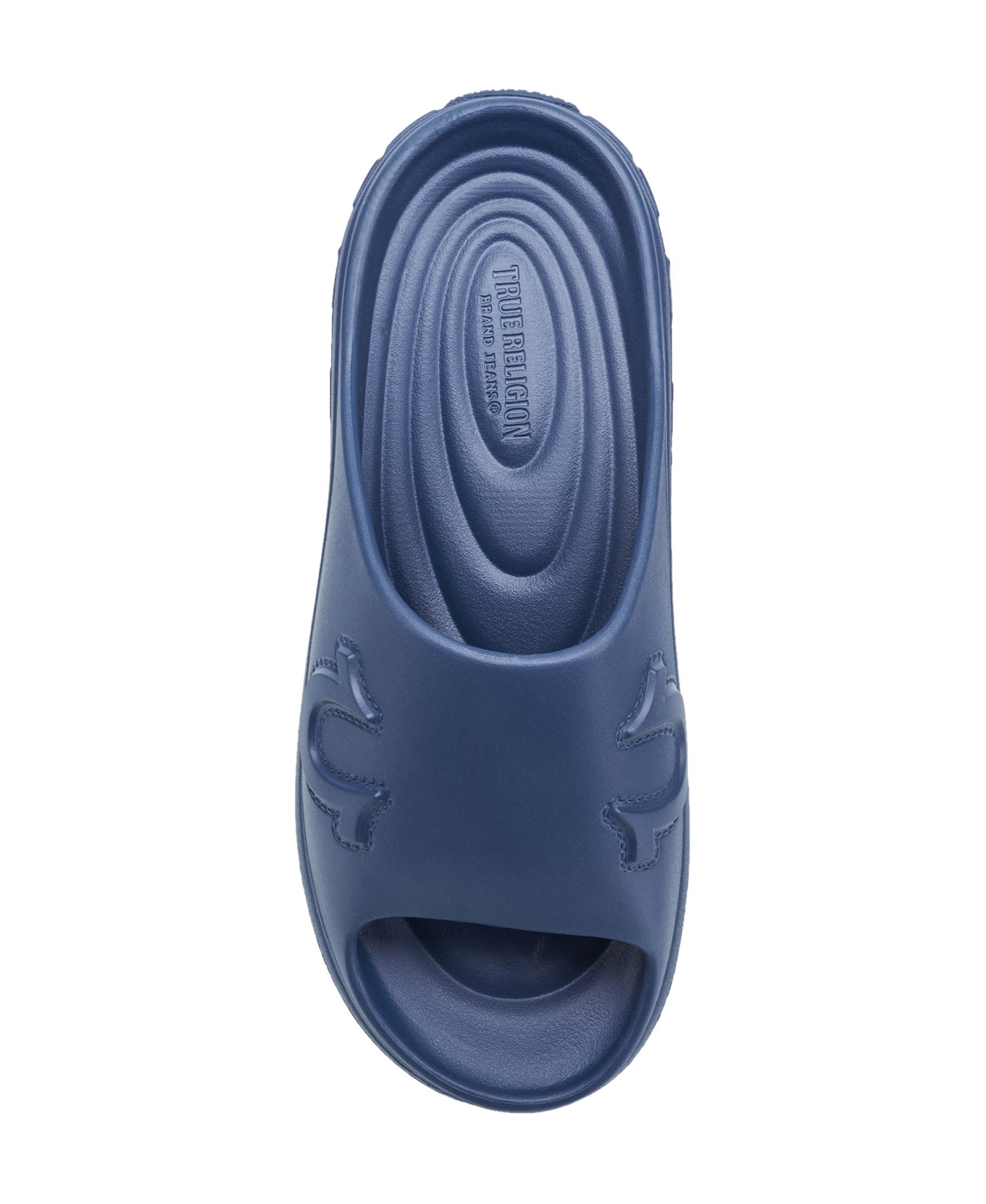 True Religion Tupac Molded Slide, Alternate, color, Navy