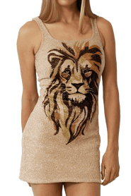 Self-Adore Majesty Hand Beaded Embellished Mini Dress