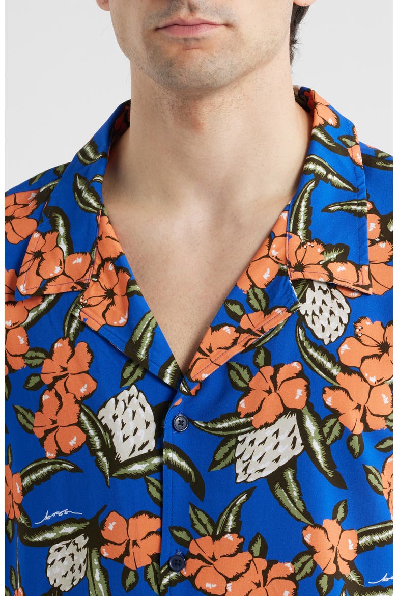 Beach Camp Shirt, Alternate, color, MEDIUM BLUE