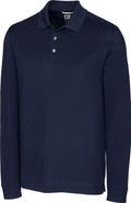 Cutter & Buck Advantage Tri-Blend Long Sleeve Polo