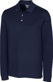 Cutter & Buck Advantage Tri-Blend Long Sleeve Polo
