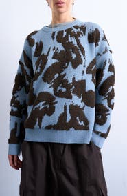 Topshop Loop Textured Pattern Sweater