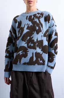 Loop Textured Pattern Sweater