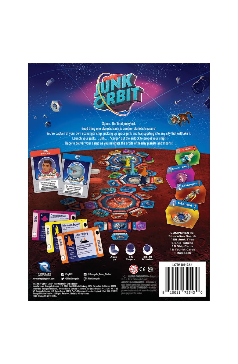 Renegade Game Studios Captain A Space Scavenger Ship, Alternate, color, Multicolored