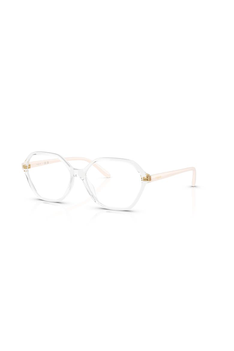 55mm Irregular optical glasses, Main, color, Transparent