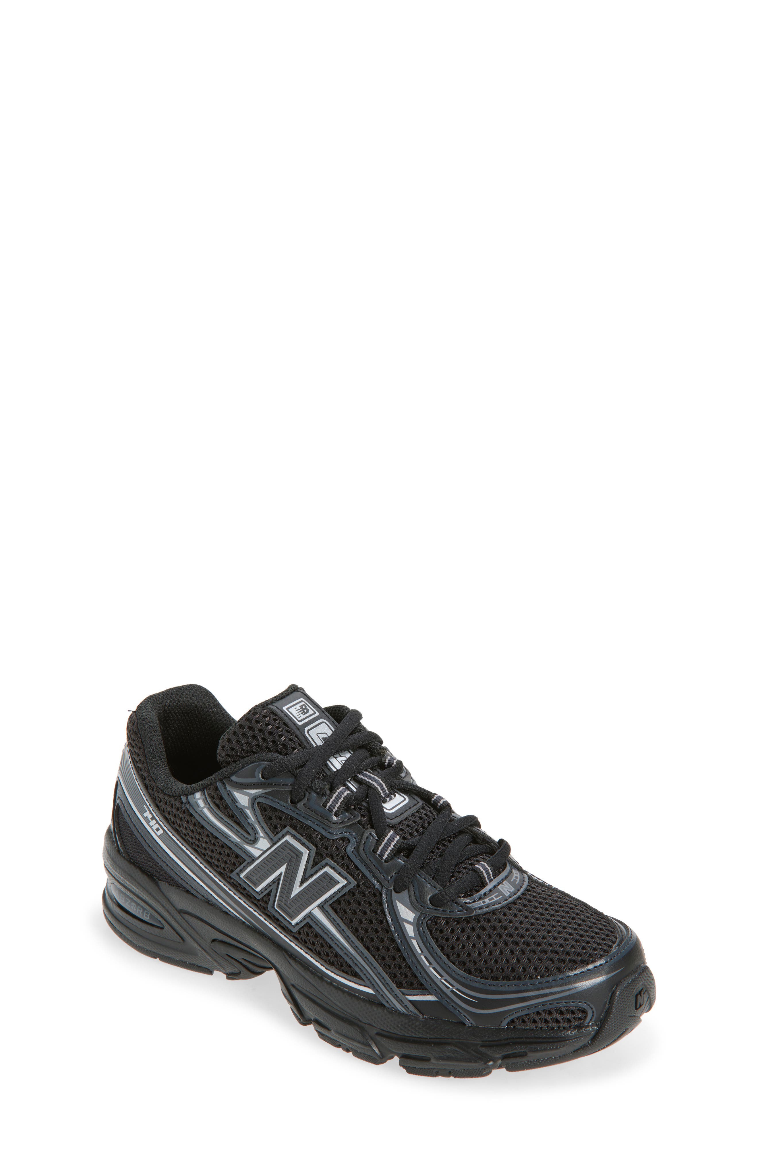 New Balance Kids' 740 Sneaker, Main, color, Black / Silver Metallic