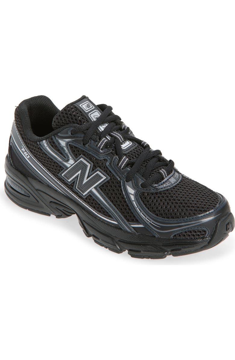 New Balance Kids' 740 Sneaker, Main, color, Black / Silver Metallic