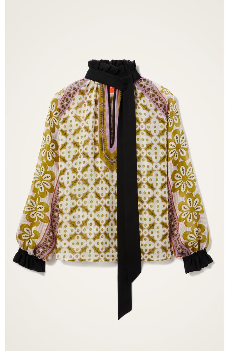 La DoubleJ Cerere Blouse Placée, Alternate, color, Pagoda Placée Pink