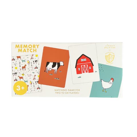 On the Farm Memory Match Card Game
