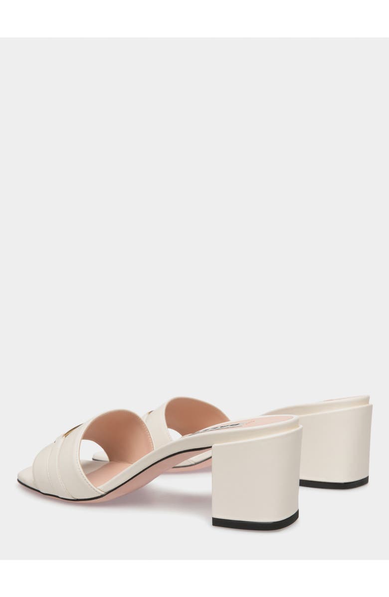 Bally Deco Sandal in Leather, Alternate, color, White