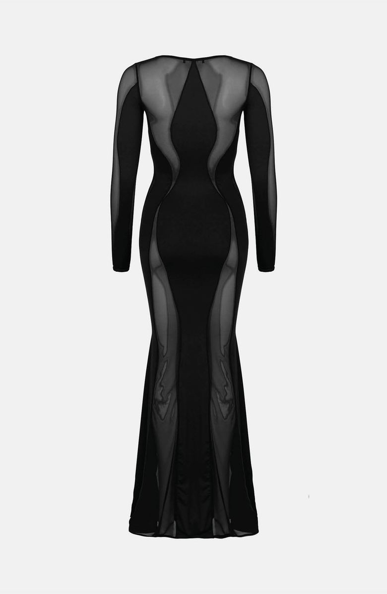 OW Collection Sierra Maxi Dress, Alternate, color, Black