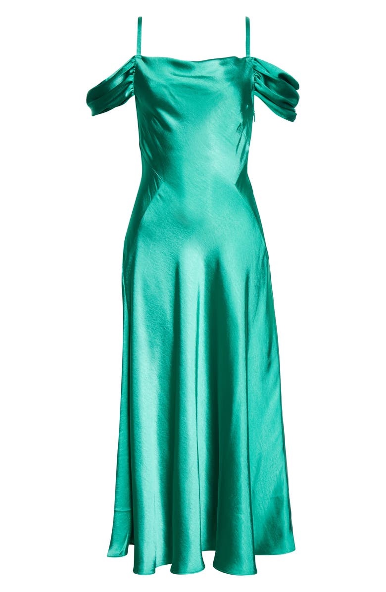 Ted Baker London Esta Cold Shoulder Satin Slipdress, Alternate, color, 