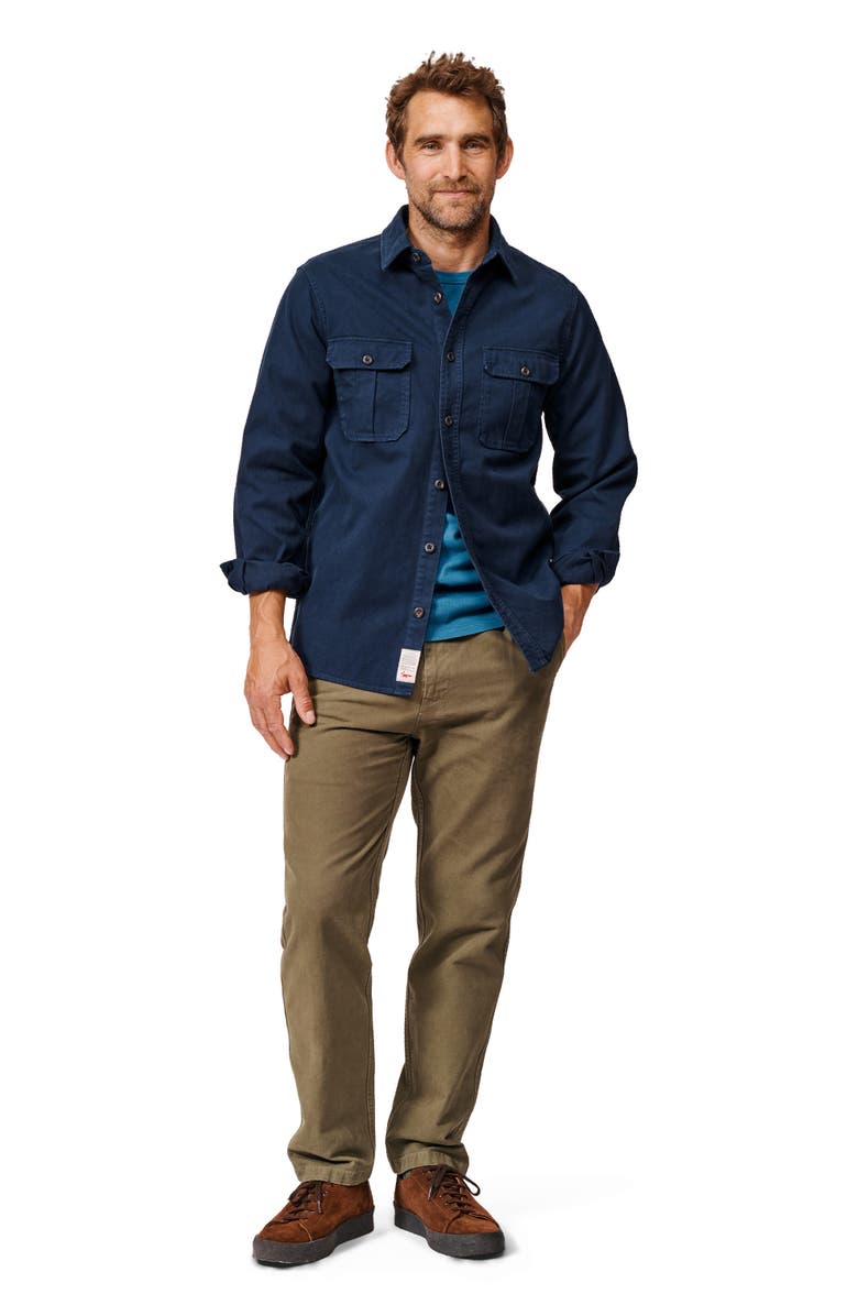 Aubin Dovedale Overshirt, Alternate, color, Navy