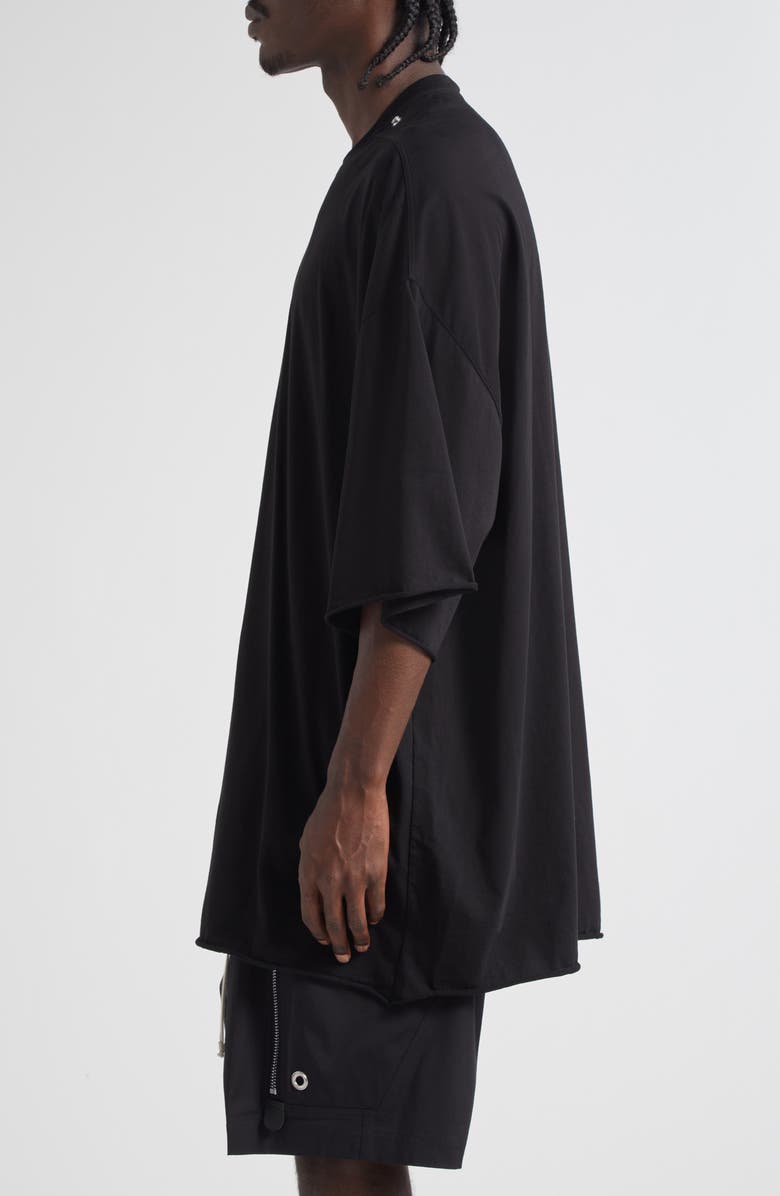Rick Owens Tommy Oversize T-Shirt, Alternate, color, Black