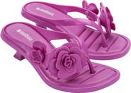 Melissa Petals Kitten Heel Flip Flop