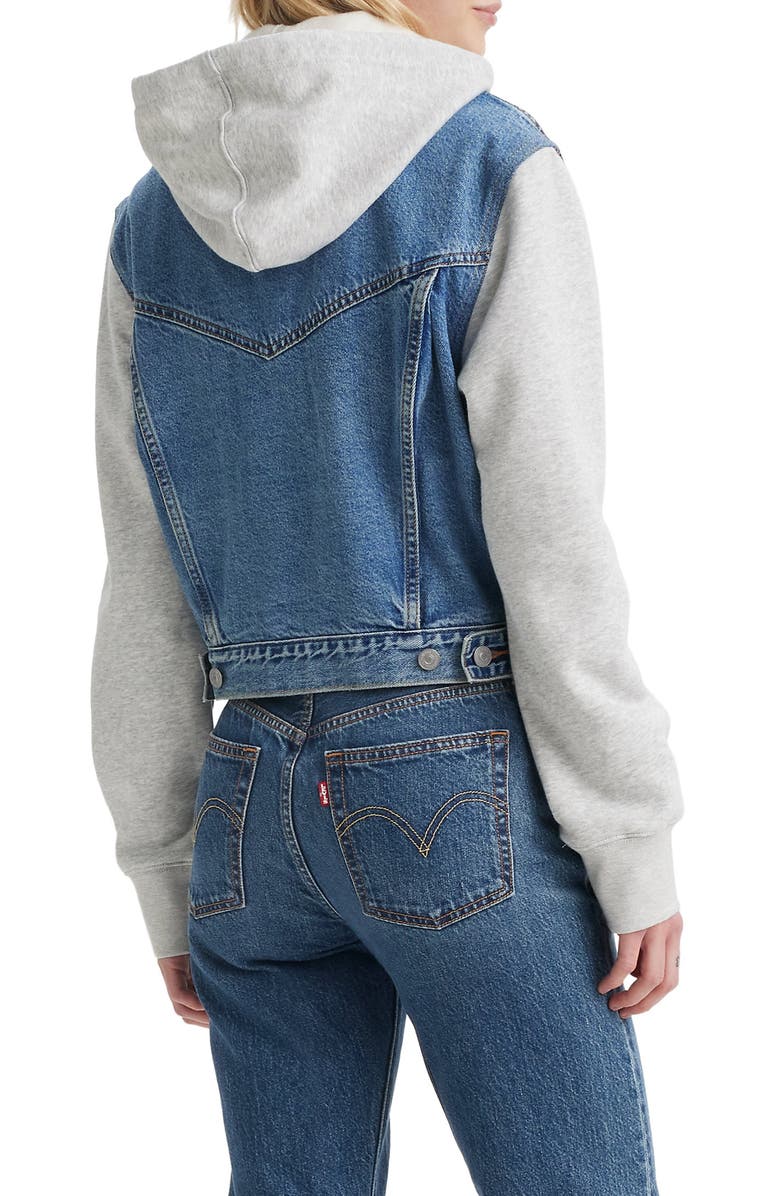 Levi's Hybrid Trucker Jacket, Alternate, color, Mixed Emotion