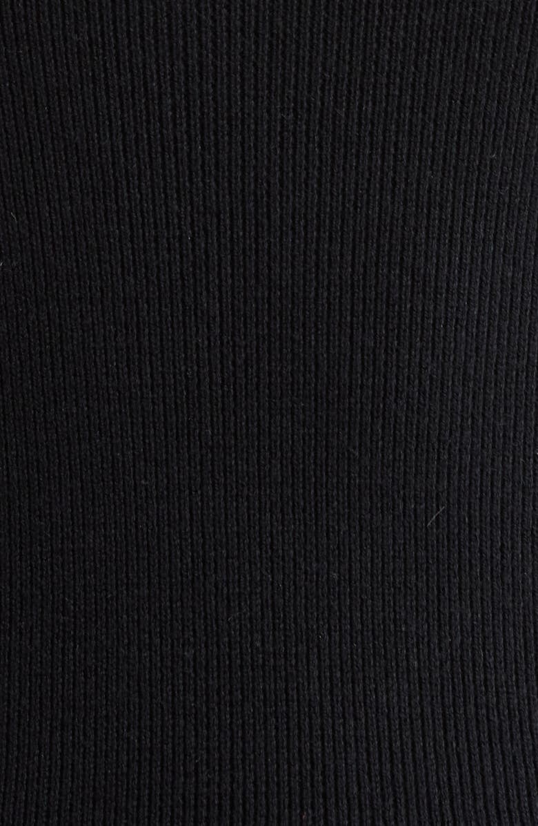 PAIGE Maya Lace Sleeve Sweater, Alternate, color, Black