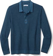 Tommy Bahama Coolside Valley Long Sleeve Polo Sweater