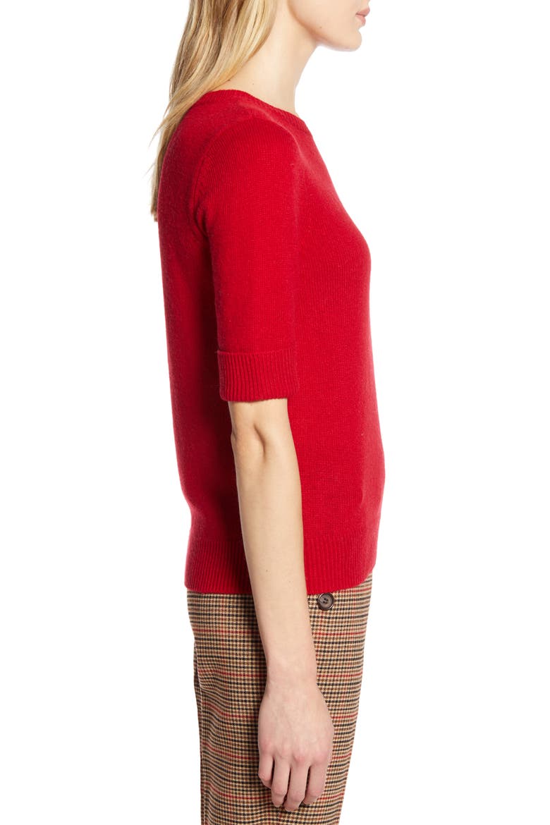x Atlantic-Pacific Elbow-Length Sleeve Sweater (Nordstrom Exclusive), Alternate, color, RED CHILI