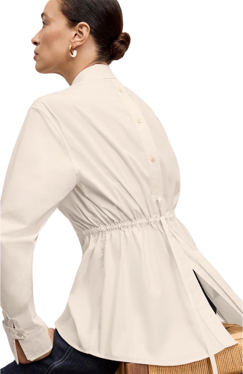 M.M.LaFleur Bentley Al Fresco Shirt, Alternate, color, Eggshell