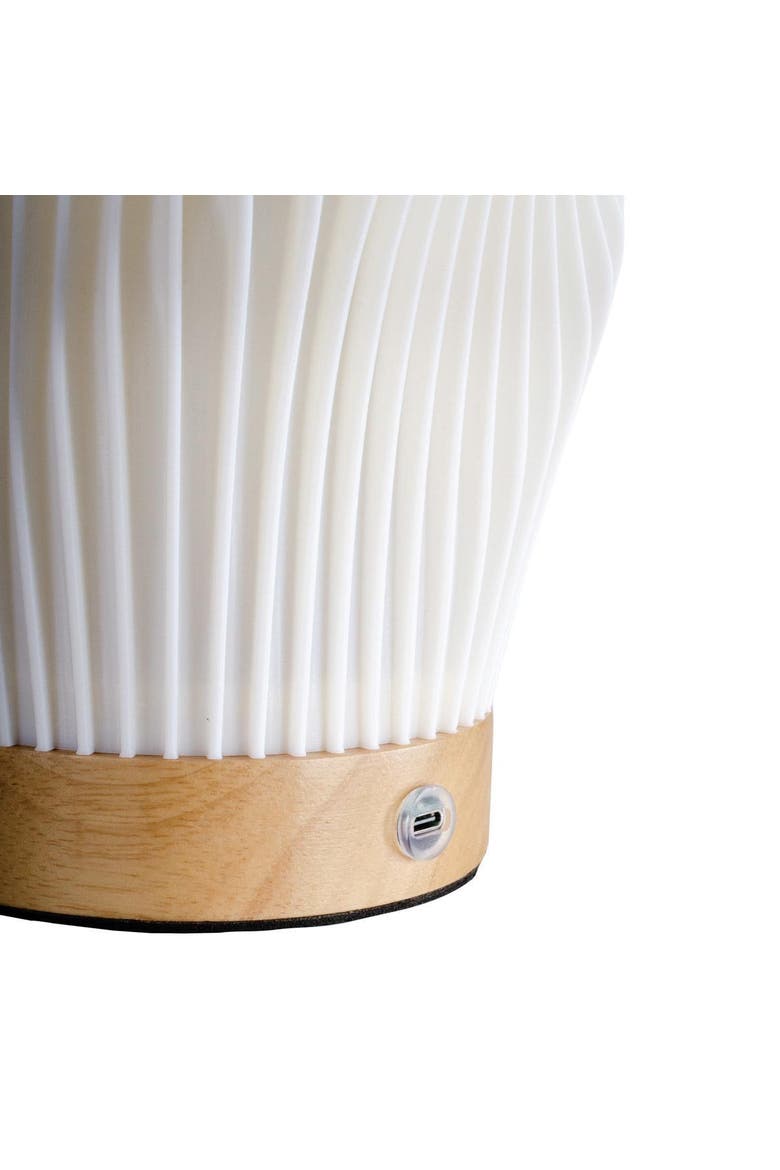 Spiral Swirl Cordless Lamp, Alternate, color, White