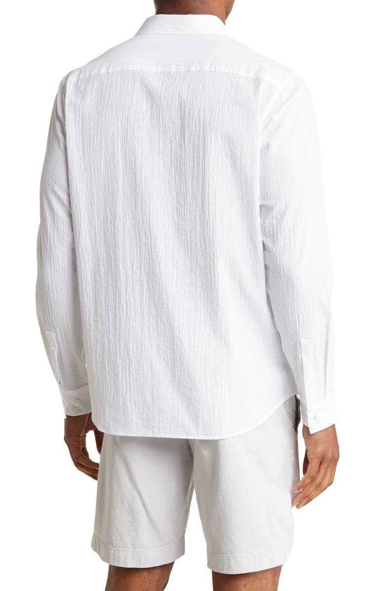 Theory Irving 2P Spring Ripstop Shirt, Alternate, color, White