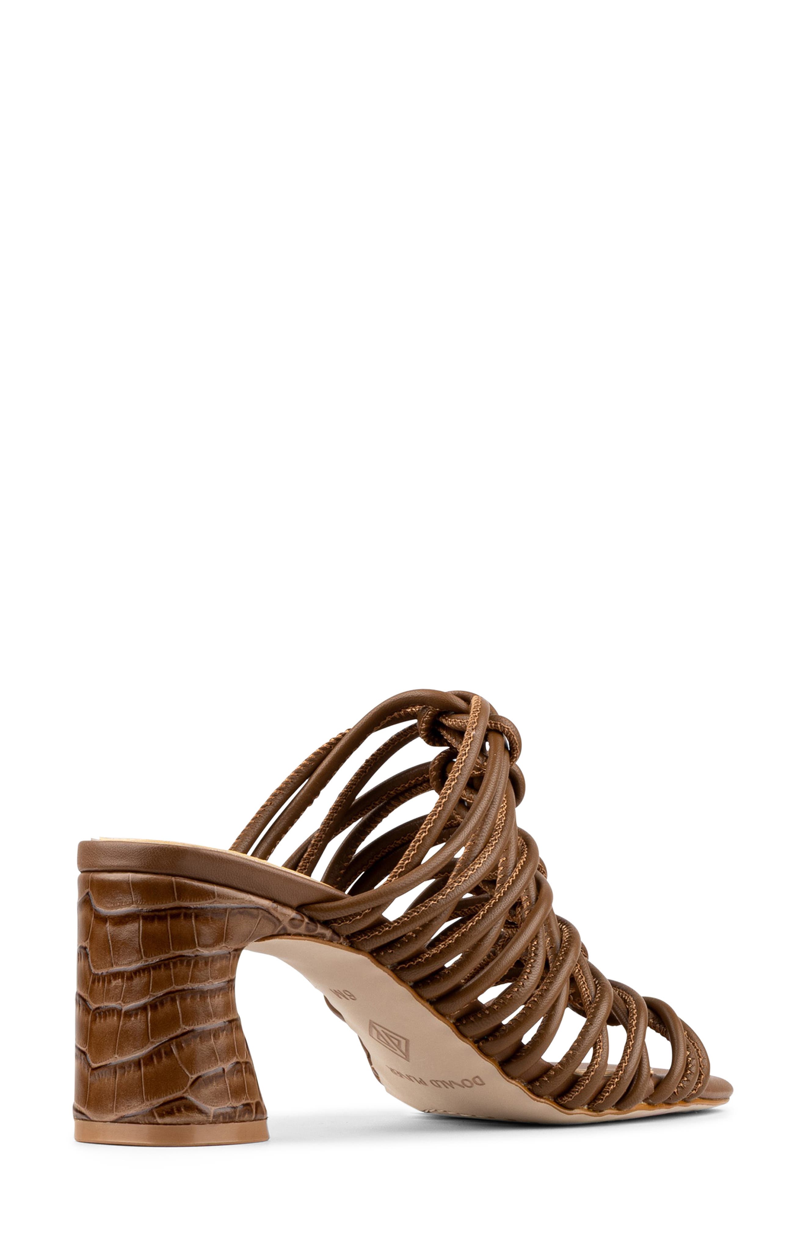 Vyta Strappy Block Heel Sandal, Alternate, color, SADDLE
