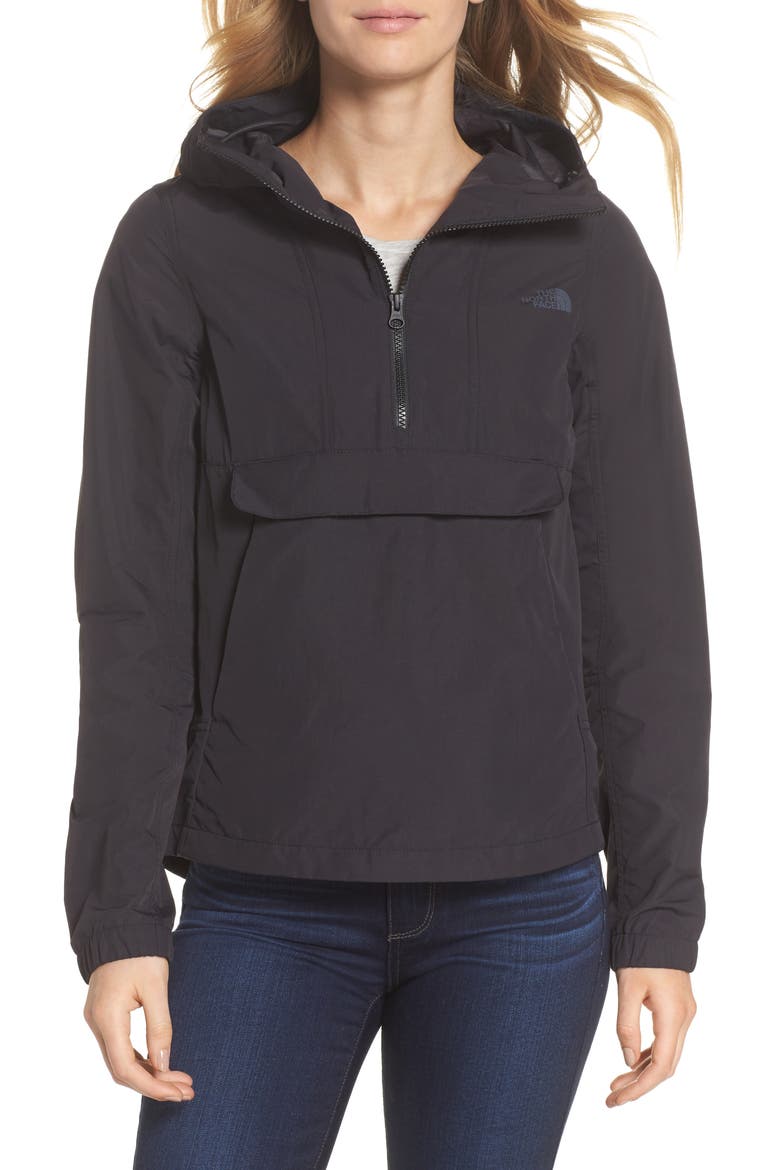 Crew Run Wind Anorak, Main, color, BLACK
