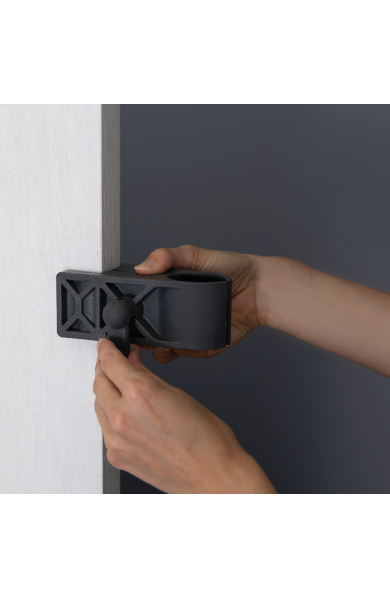 Zadro Electric Massager Universal Adjustable Door Mount Clamp, Alternate, color, Gray