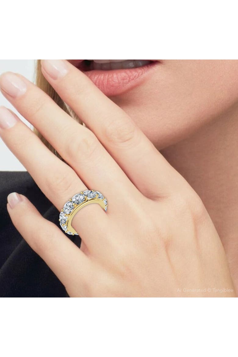 13Ct Diamond Eternity Ring Lab Grown, Alternate, color, 14k Yellow Gold