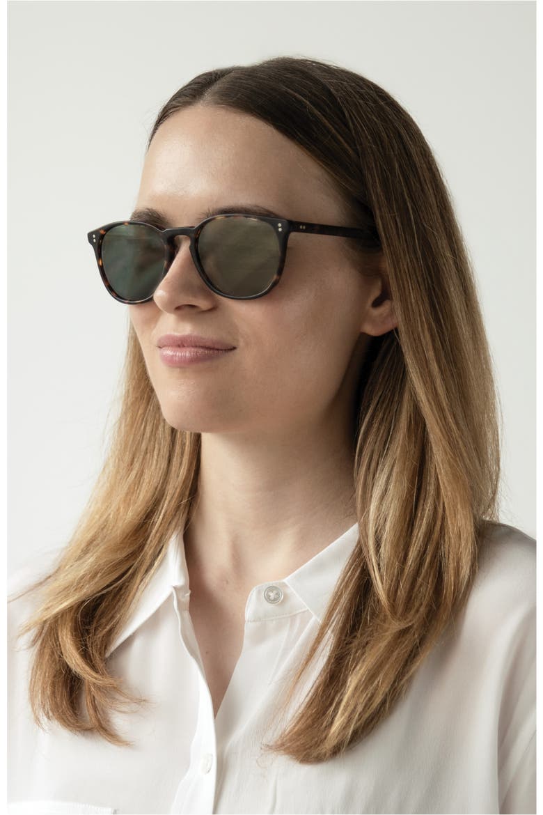 'Finley' 51mm Polarized Sunglasses, Alternate, color, BROWN/ TORTOISE/ GOLD POLAR