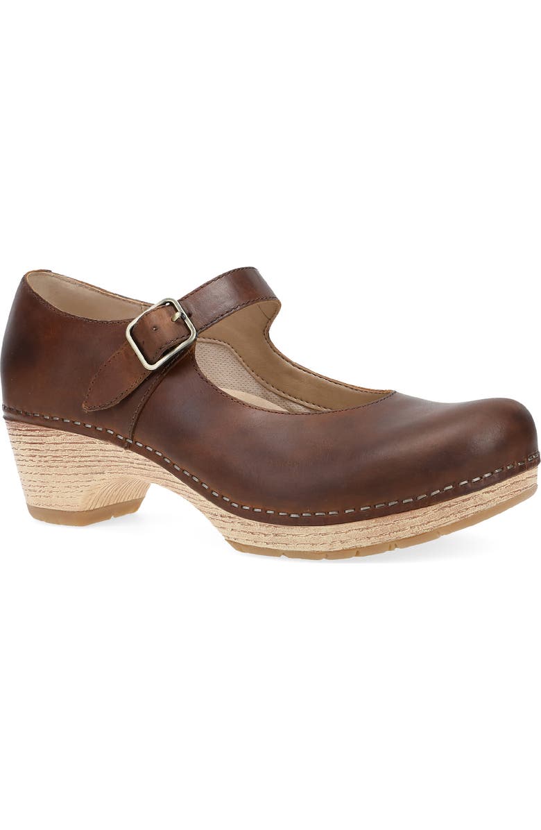 Dansko Lilah Mary Jane Platform Pump, Main, color, Tan