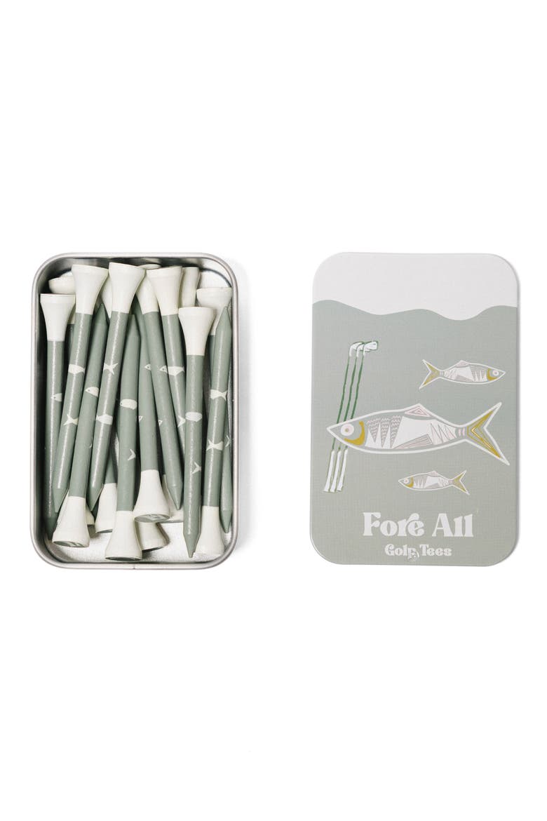 Sardine Golf Tees Set, Main, color, MULTI