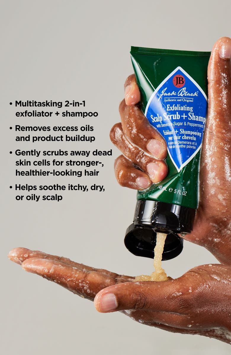 Jack Black Exfoliating Scalp Scrub+ Shampoo, Alternate, color, 