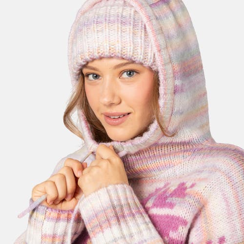 Kari Traa Rachel Knit Hoodie In Pink