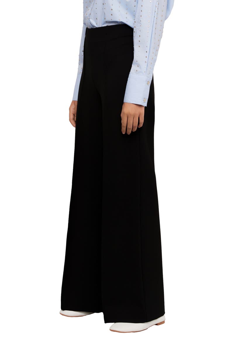 Jordyn High Waist Wide Leg Pants, Alternate, color, BLACK