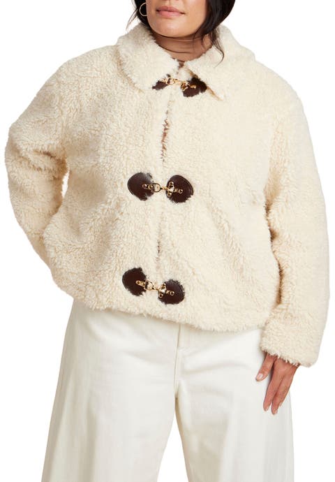 Teddy Fur Coat With Buckles (Plus Available)